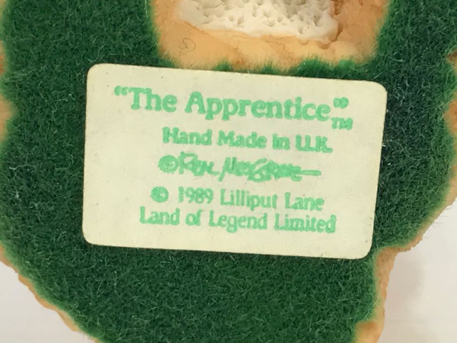 Hand Signed By Real Musgrave Pocket Dragon Figurine 10/92 - Whimsical World Of Pocket Dragons - The Apprentice - 1989 Lilliput Lane Land Of Legend Limited - Hand Made in UK [Photo 12]