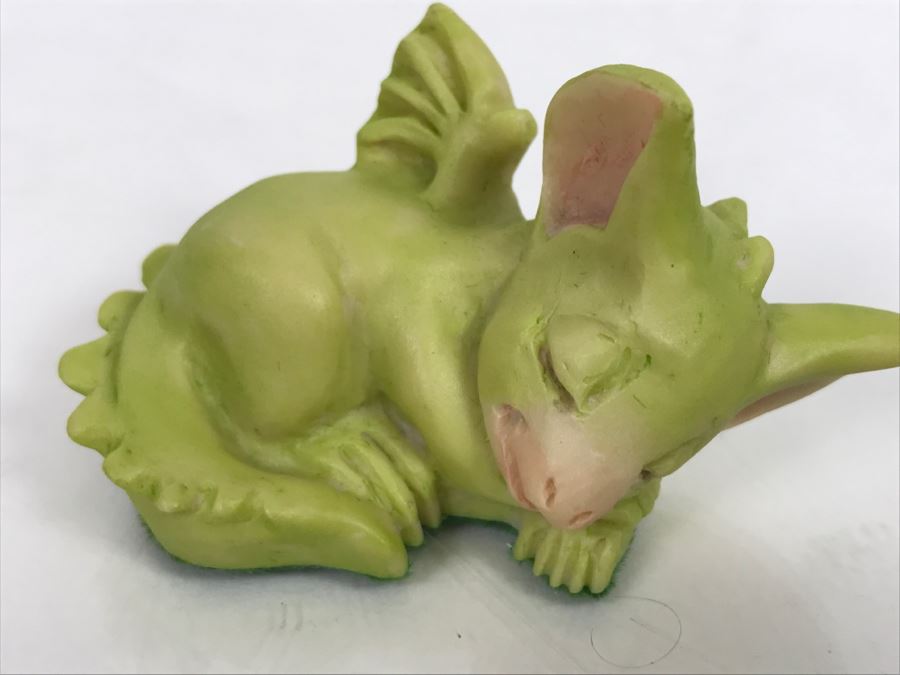 Hand Signed By Real Musgrave 10/92 - Whimsical World Of Pocket Dragons - Naptime - 1992 LOL - Made In UK [Photo 3]