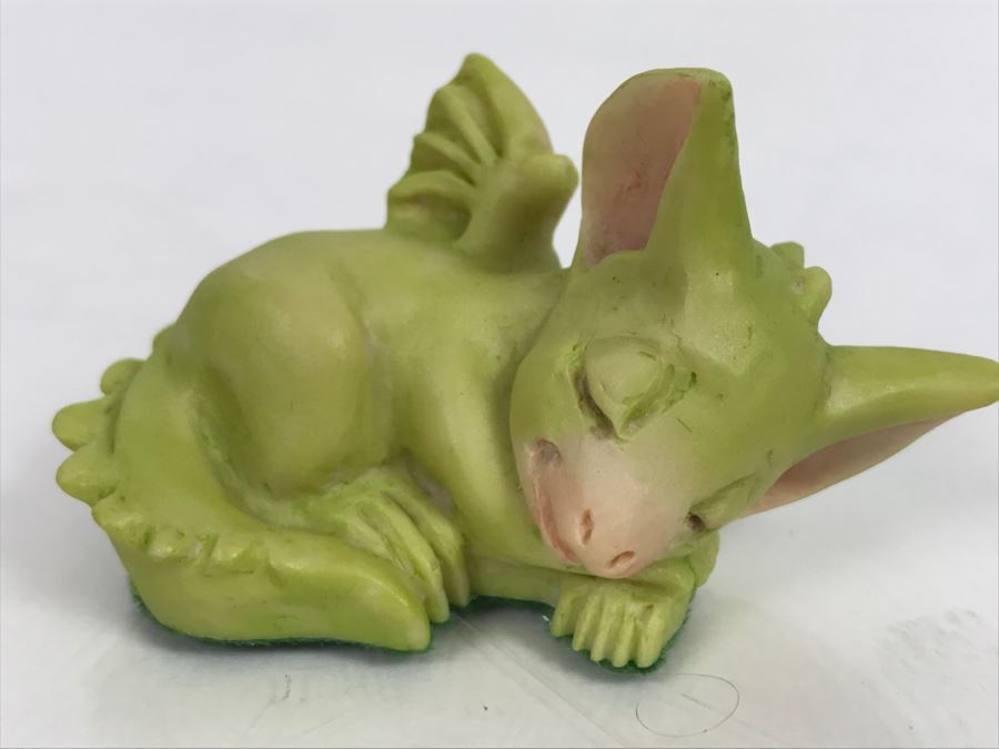 Hand Signed By Real Musgrave 10/92 - Whimsical World Of Pocket Dragons - Naptime - 1992 LOL - Made In UK [Photo 2]