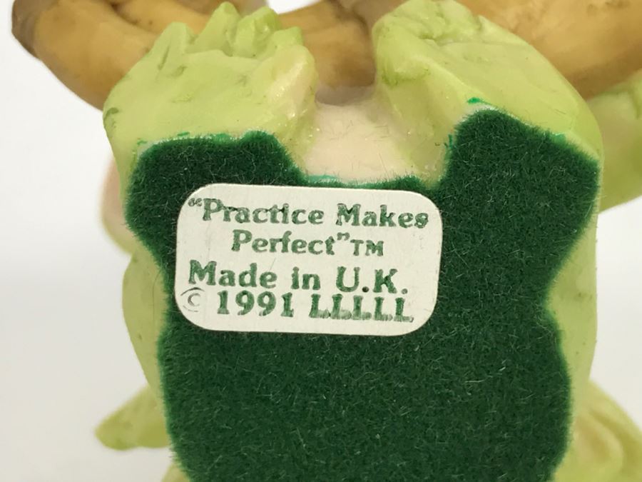 Hand Signed By Real Musgrave 10/92 - Whimsical World Of Pocket Dragons - Practice Makes Perfect - 1991 LLLLL - Made in UK [MV $80-$100 Unsigned] [Photo 14]