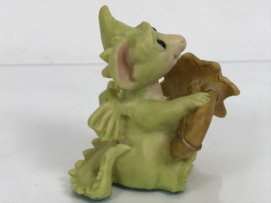 Hand Signed By Real Musgrave 10/92 - Whimsical World Of Pocket Dragons - Practice Makes Perfect - 1991 LLLLL - Made in UK [MV $80-$100 Unsigned] [Photo 11]