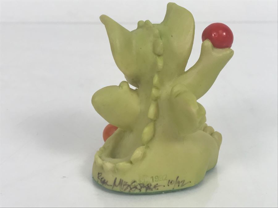 Hand Signed By Real Musgrave 10/92 - Whimsical World Of Pocket Dragons - The Juggler - 1992 LOL - Made in UK [MV $40-$70] [Photo 6]