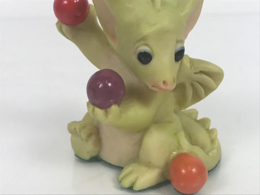 Hand Signed By Real Musgrave 10/92 - Whimsical World Of Pocket Dragons - The Juggler - 1992 LOL - Made in UK [MV $40-$70] [Photo 3]