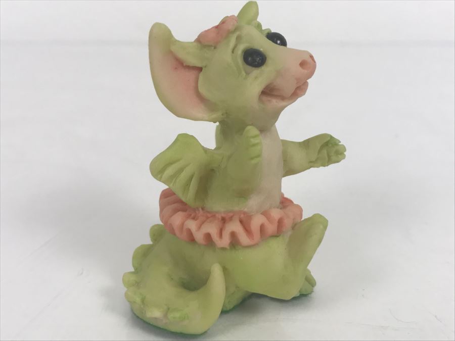 Hand Signed By Real Musgrave 10/92 - Whimsical World Of Pocket Dragons - Twinkle Toes - 1991 LLLLL - Made In UK [MV $50-$75] [Photo 3]