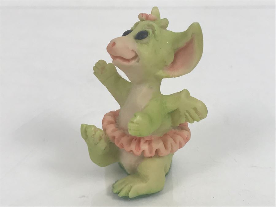 Hand Signed By Real Musgrave 10/92 - Whimsical World Of Pocket Dragons - Twinkle Toes - 1991 LLLLL - Made In UK [MV $50-$75] [Photo 9]