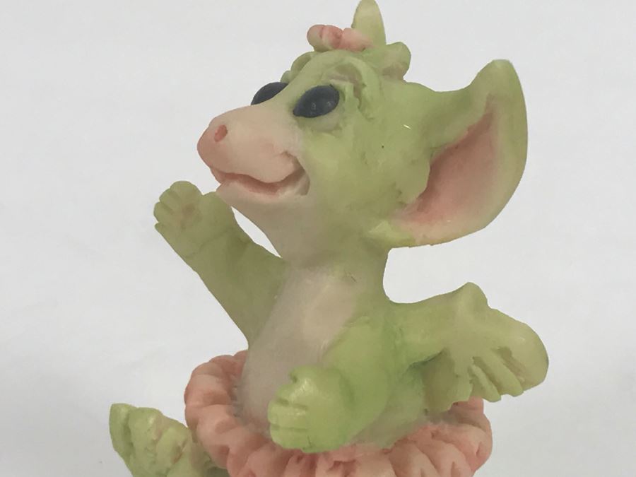 Hand Signed By Real Musgrave 10/92 - Whimsical World Of Pocket Dragons - Twinkle Toes - 1991 LLLLL - Made In UK [MV $50-$75] [Photo 8]