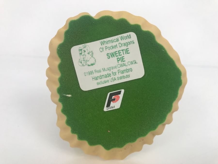Whimsical World Of Pocket Dragons - Sweetie Pie - 1995 Real Musgrave/CWAL/CWSL - Handmade For Flambro Exclusive USA Distributor [MV $30-$40] [Photo 7]