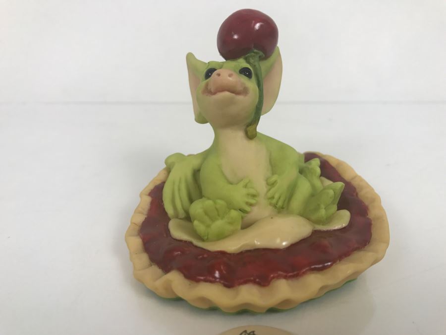 Whimsical World Of Pocket Dragons - Sweetie Pie - 1995 Real Musgrave/CWAL/CWSL - Handmade For Flambro Exclusive USA Distributor [MV $30-$40] [Photo 3]