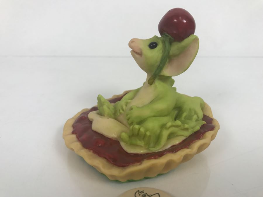 Whimsical World Of Pocket Dragons - Sweetie Pie - 1995 Real Musgrave/CWAL/CWSL - Handmade For Flambro Exclusive USA Distributor [MV $30-$40] [Photo 4]