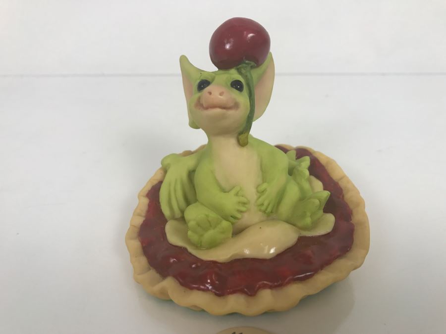 Whimsical World Of Pocket Dragons - Sweetie Pie - 1995 Real Musgrave/CWAL/CWSL - Handmade For Flambro Exclusive USA Distributor [MV $30-$40] [Photo 2]