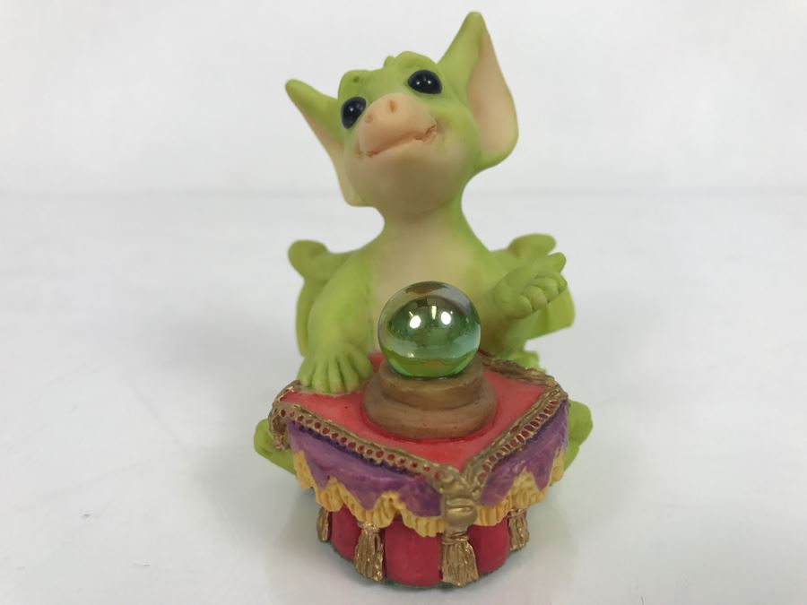Whimsical World Of Pocket Dragons - Sees All… Knows All - 1995 Real Musgrave/CWAL/CWSL - Handmade For Flambro Exclusive USA Distributor [MV $30-$40] [Photo 3]