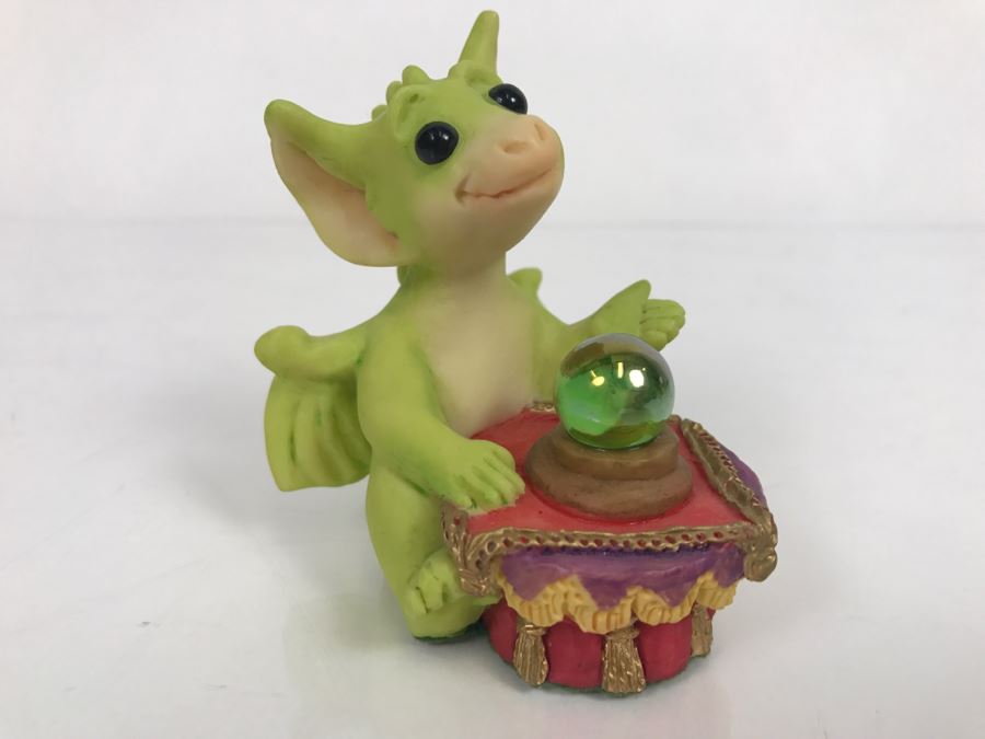 Whimsical World Of Pocket Dragons - Sees All… Knows All - 1995 Real Musgrave/CWAL/CWSL - Handmade For Flambro Exclusive USA Distributor [MV $30-$40] [Photo 4]