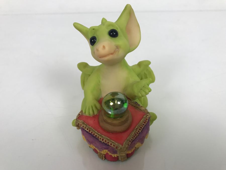 Whimsical World Of Pocket Dragons - Sees All… Knows All - 1995 Real Musgrave/CWAL/CWSL - Handmade For Flambro Exclusive USA Distributor [MV $30-$40] [Photo 1]