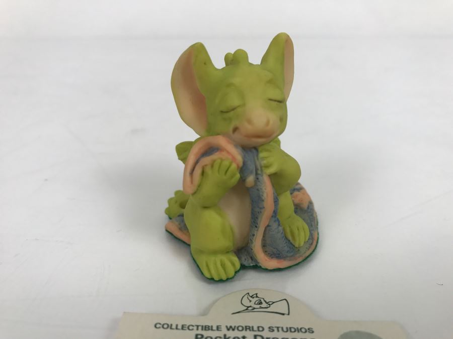 Whimsical World Of Pocket Dragons - A Little Security - 1994 RM/CWAL/CWSL - Flambro  [Photo 3]