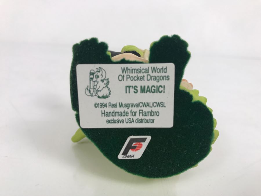 Whimsical World Of Pocket Dragons - It’s Magic! - 1994 Real Musgrave/CWAL/CWSL - Handmade For Flambro Exclusive USA Distributor [MV $30-$40] [Photo 6]