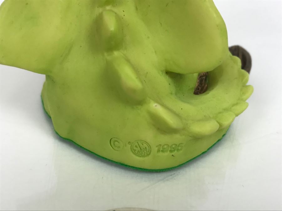 Whimsical World Of Pocket Dragons - Pocket Dragons And Friends Collectors Club - Exclusive Collectors Joining Figurine - Making Time For You - 1995 Real Musgrave/CWAL/CWSL - Handmade For Flambro - Exclusive USA Distributor [MV $90-$110] [Photo 13]