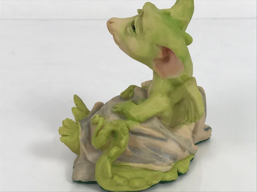 Whimsical World Of Pocket Dragons - Sleepy Head - 1991 Real Musgrave/CWAL Ltd/CWSL Ltd - Handmade For Flambro - Exclusive USA Distributor [MV $70-$90] [Photo 7]