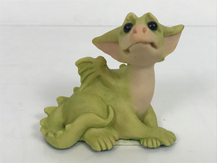 Whimsical World Of Pocket Dragons - In Trouble Again - 1994 Real Musgrave/CWAL Ltd/CWSL Ltd - Handmade For Flambro - Exclusive USA Distributor [MV $18-$25] [Photo 2]