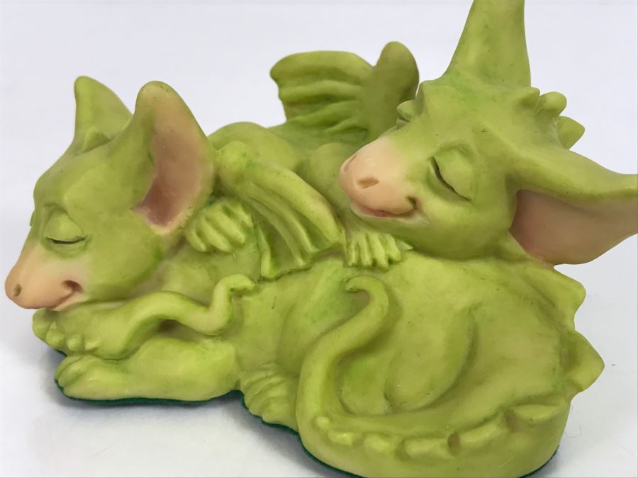 Whimsical World Of Pocket Dragons - Snuggles - 1994 Real Musgrave/CWAL/CWSL - Handmade For Flambro - Exclusive USA Distributor [MV $30-$40] [Photo 10]