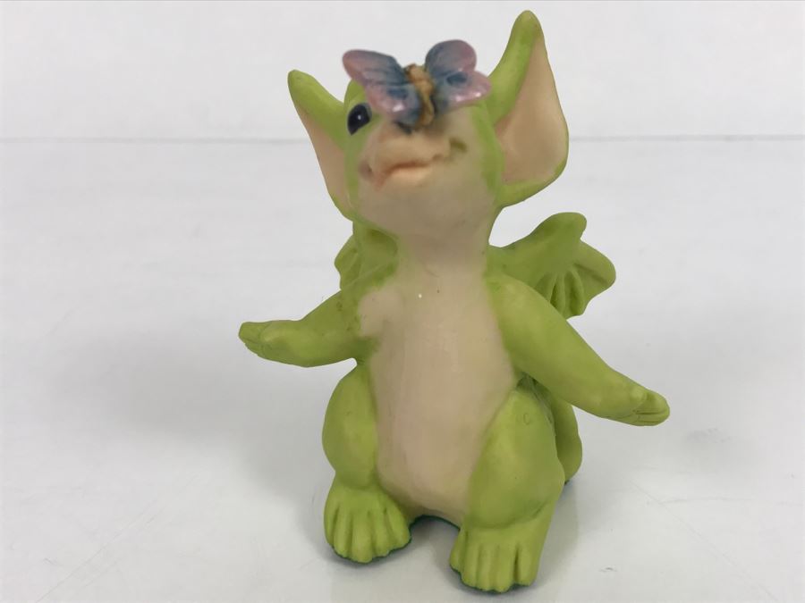 Whimsical World Of Pocket Dragons - Butterfly Kisses - 1994 RM/CWAL/CWSL - Flambro [MV $35-$50] [Photo 8]