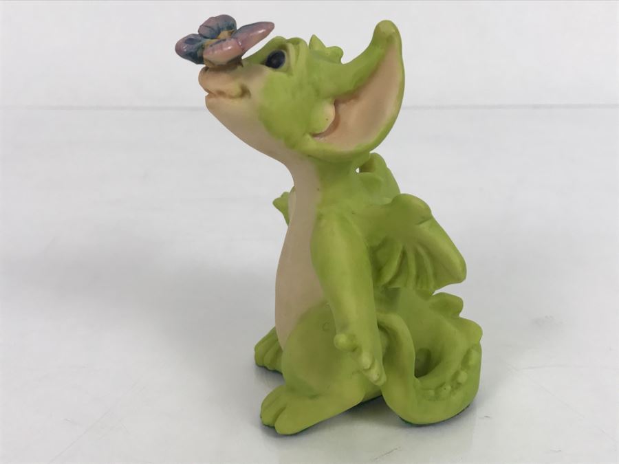 Whimsical World Of Pocket Dragons - Butterfly Kisses - 1994 RM/CWAL/CWSL - Flambro [MV $35-$50] [Photo 7]