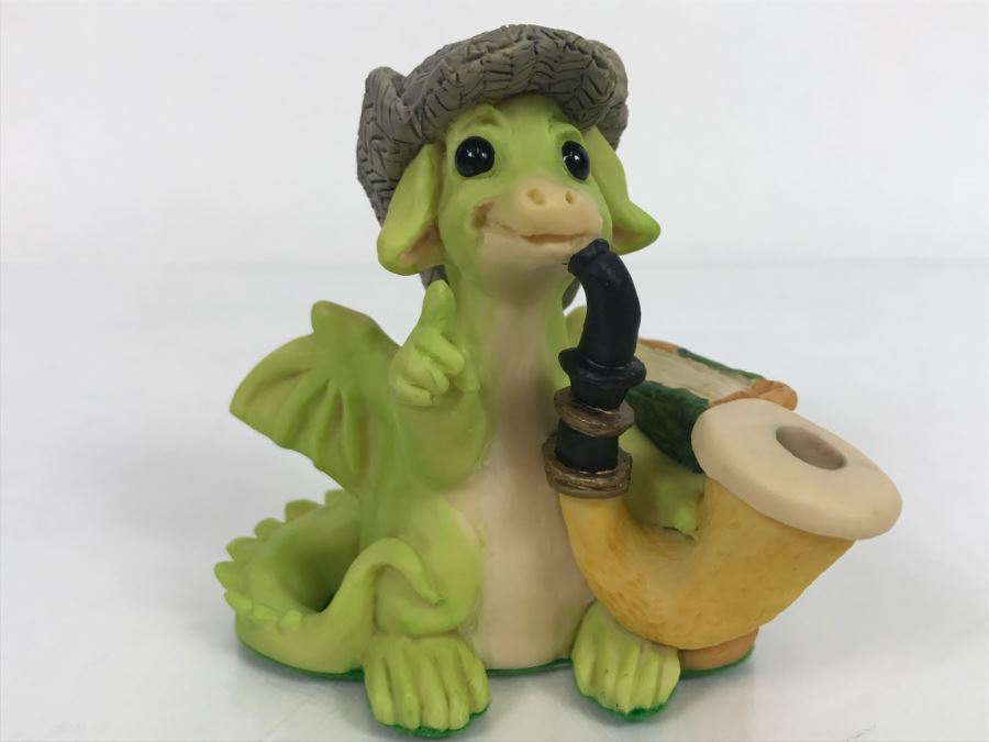 Whimsical World Of Pocket Dragons - Elementary My Dear - 1995 RM/CWAL/CWSL - Flambro [MV $35-$50] [Photo 2]