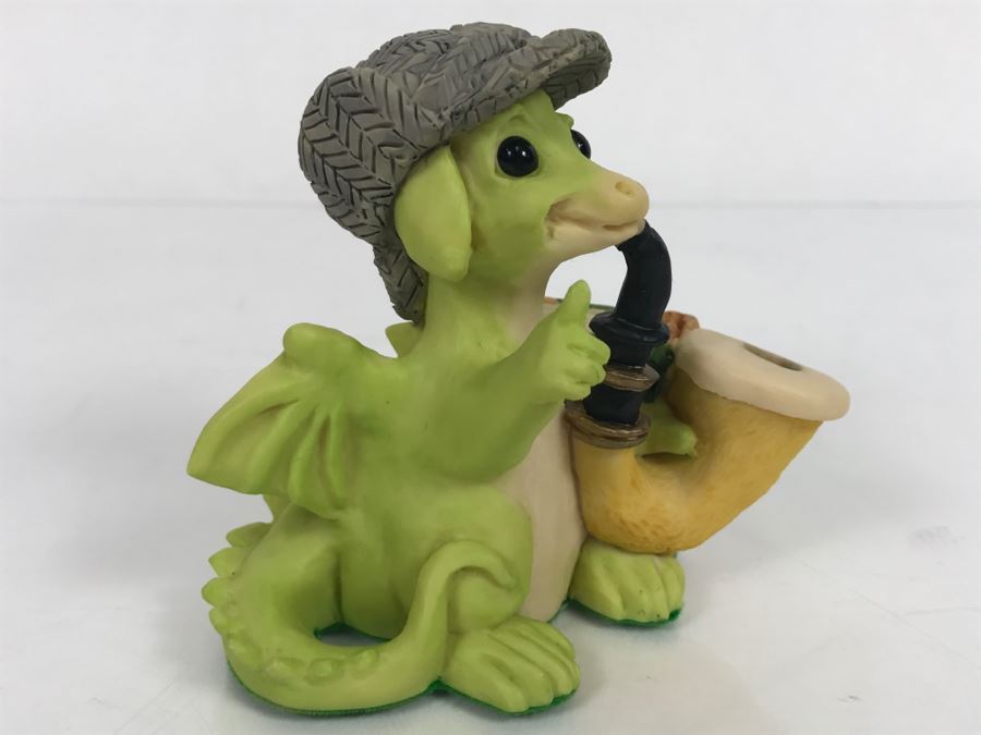 Whimsical World Of Pocket Dragons - Elementary My Dear - 1995 RM/CWAL/CWSL - Flambro [MV $35-$50] [Photo 8]