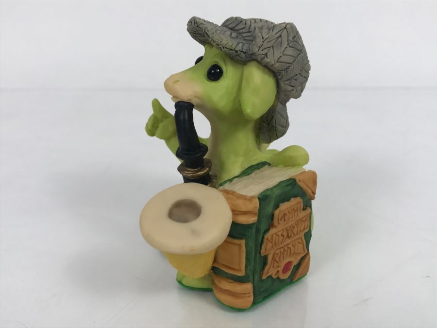 Whimsical World Of Pocket Dragons - Elementary My Dear - 1995 RM/CWAL/CWSL - Flambro [MV $35-$50] [Photo 3]