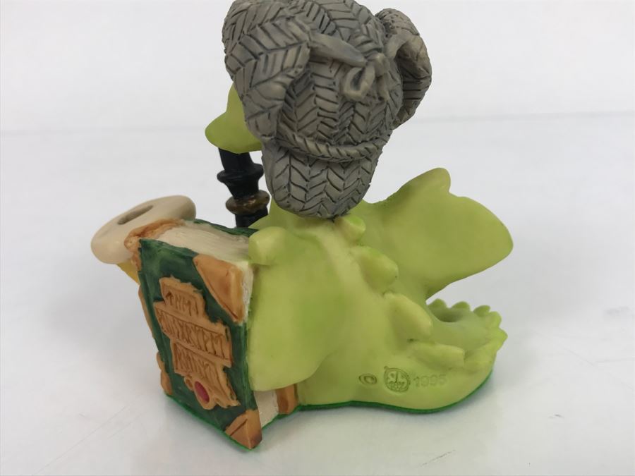 Whimsical World Of Pocket Dragons - Elementary My Dear - 1995 RM/CWAL/CWSL - Flambro [MV $35-$50] [Photo 5]