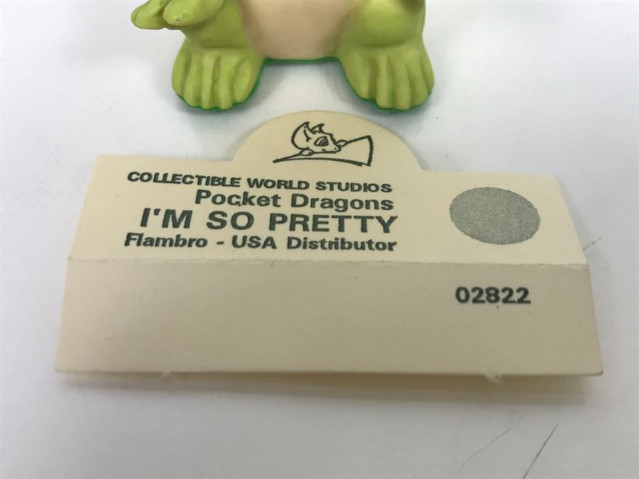 Whimsical World Of Pocket Dragons - I’m So Pretty - 1995 RM/CWAL/CWSL - Flambro  [Photo 2]