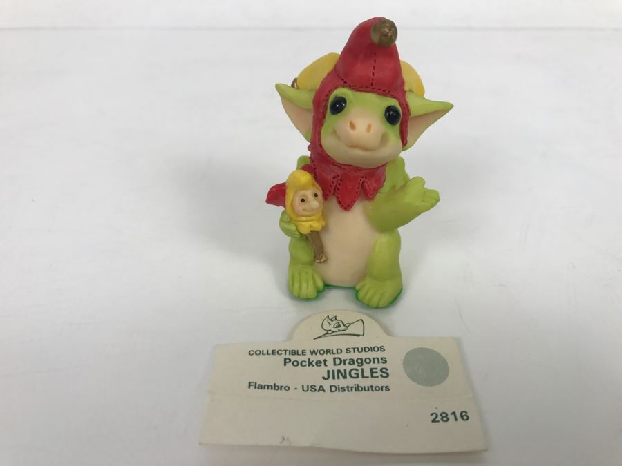 Whimsical World Of Pocket Dragons - Jingles - 1995 RM/CWAL/CWSL - Flambro [MV $35-$50] [Photo 1]