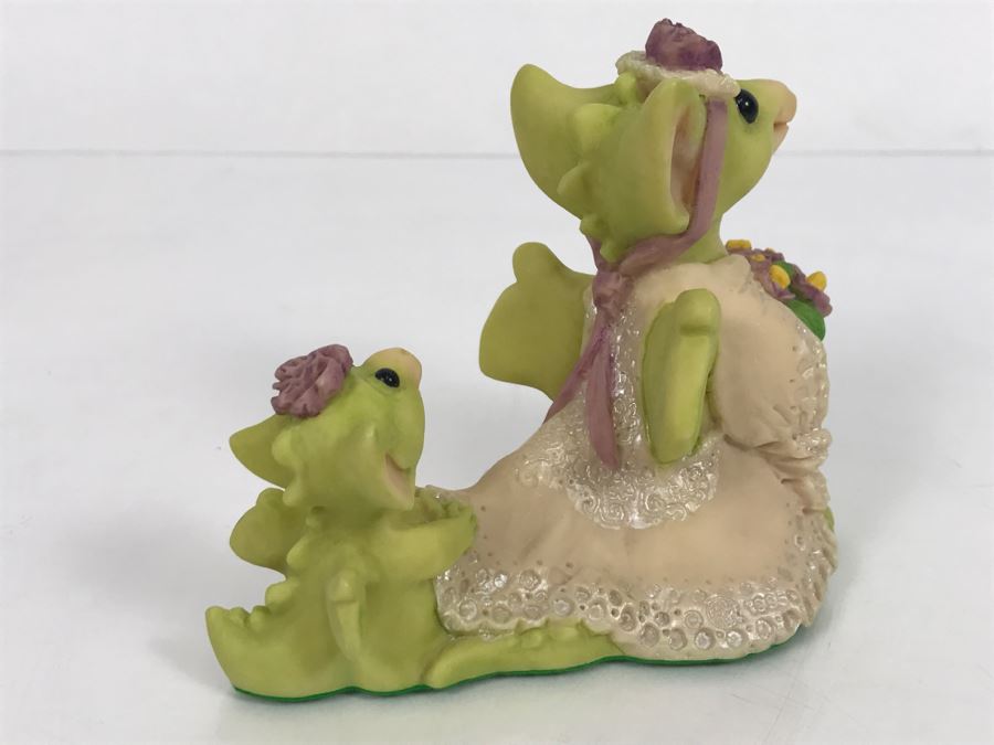 Whimsical World Of Pocket Dragons - I’ll Be The Bride - 1995 Real Musgrave/CWAL/CWSL - Handmade For Flambro - Exclusive USA Distributor  [Photo 9]