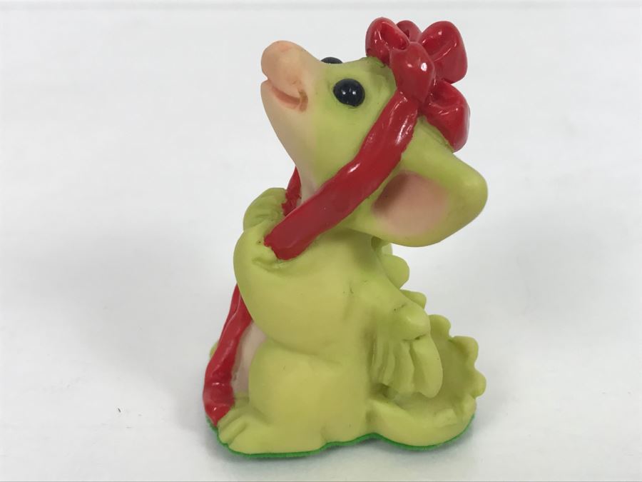 Whimsical World Of Pocket Dragons - Red Ribbon - 1995 RM/CWAL/CWSL - Flambro [MV $15-$20] [Photo 9]