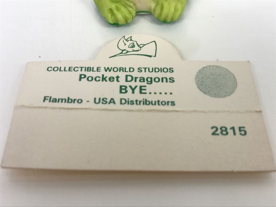 Whimsical World Of Pocket Dragons - Bye... - 1995 RM/CWAL/CWSL - Flambro [MV $10-$20] [Photo 2]