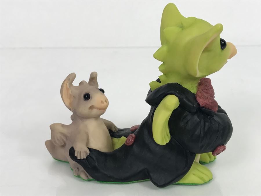 Whimsical World Of Pocket Dragons - I’ll Be The Groom - 1995 Real Musgrave/CWAL/CWSL - Handmade For Flambro - Exclusive USA Distributor  [Photo 7]