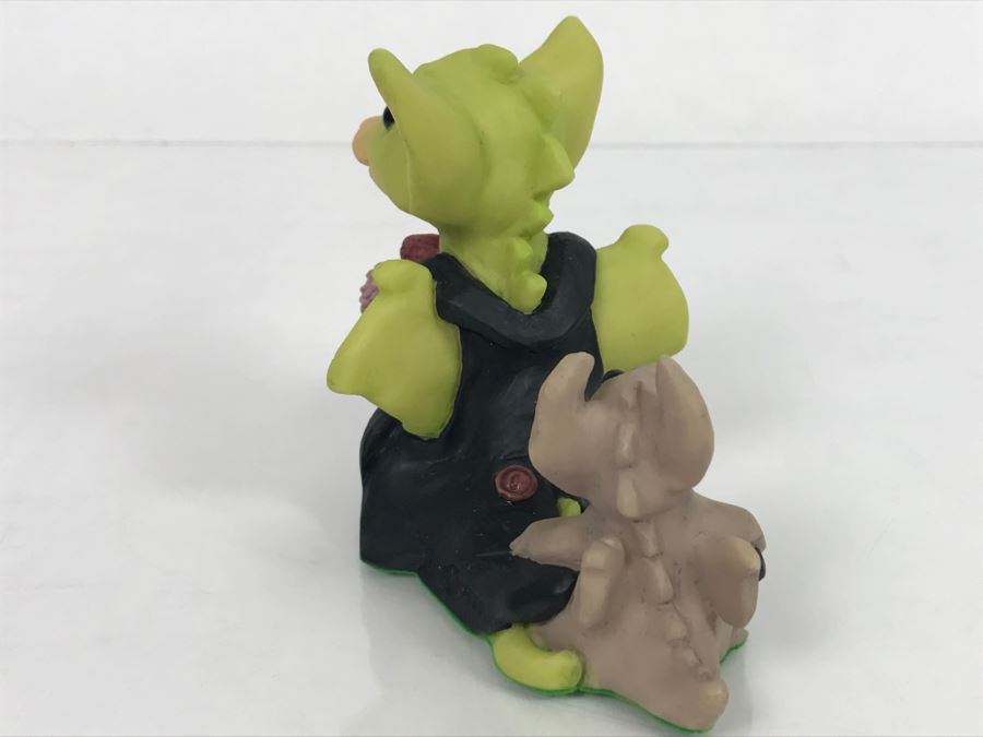 Whimsical World Of Pocket Dragons - I’ll Be The Groom - 1995 Real Musgrave/CWAL/CWSL - Handmade For Flambro - Exclusive USA Distributor  [Photo 5]