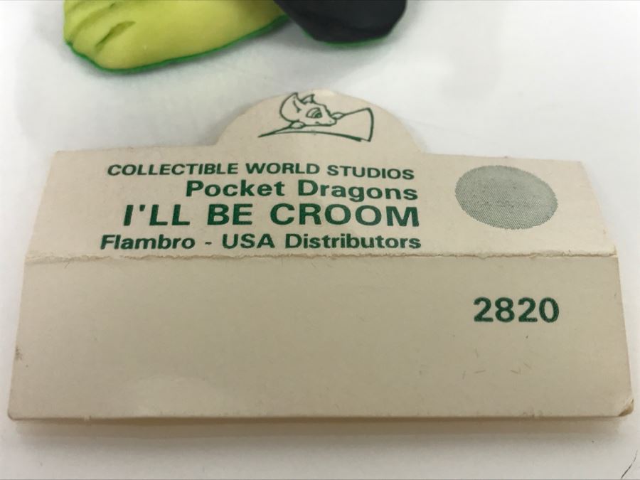 Whimsical World Of Pocket Dragons - I’ll Be The Groom - 1995 Real Musgrave/CWAL/CWSL - Handmade For Flambro - Exclusive USA Distributor  [Photo 2]