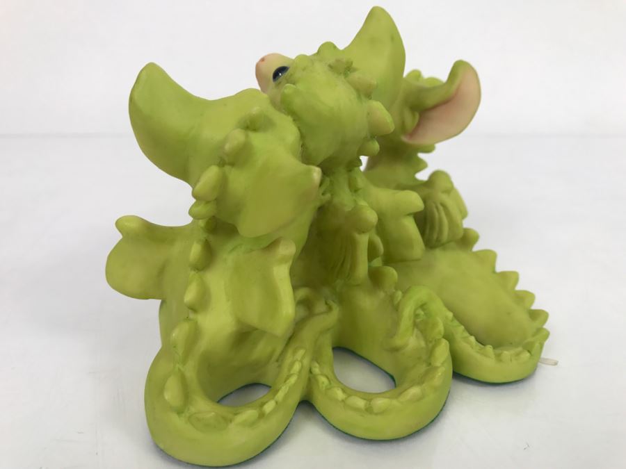 Whimsical World Of Pocket Dragons - Sees All… Knows All - 1995 Real Musgrave/CWAL/CWSL - Handmade For Flambro - Exclusive USA Distributor  [Photo 4]