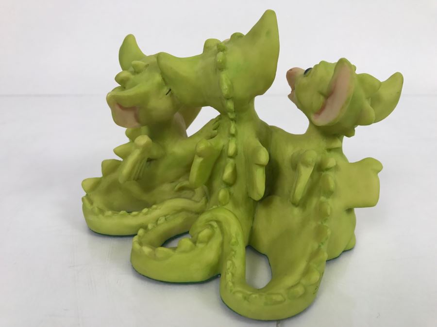 Whimsical World Of Pocket Dragons - Sees All… Knows All - 1995 Real Musgrave/CWAL/CWSL - Handmade For Flambro - Exclusive USA Distributor  [Photo 5]