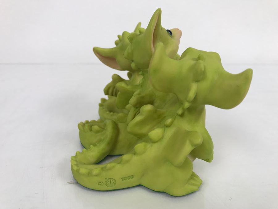 Whimsical World Of Pocket Dragons - Sees All… Knows All - 1995 Real Musgrave/CWAL/CWSL - Handmade For Flambro - Exclusive USA Distributor  [Photo 6]