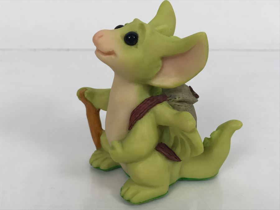 Whimsical World Of Pocket Dragons - On The Road Again - In Box With Information Pamphlet - 1996 Real Musgrave/CWSL - Flambro [MV $50-$70] [Photo 7]