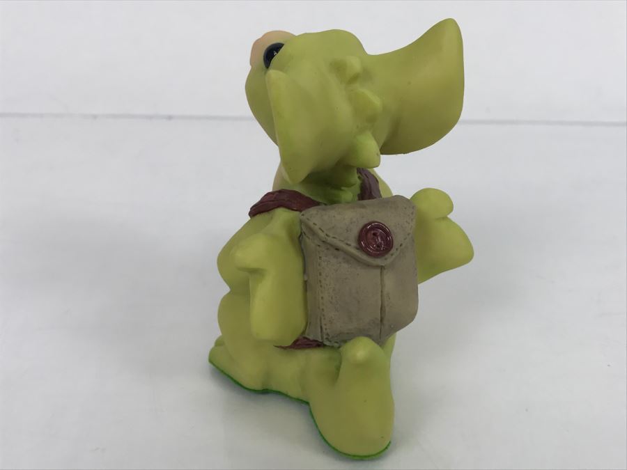 Whimsical World Of Pocket Dragons - On The Road Again - In Box With Information Pamphlet - 1996 Real Musgrave/CWSL - Flambro [MV $50-$70] [Photo 8]