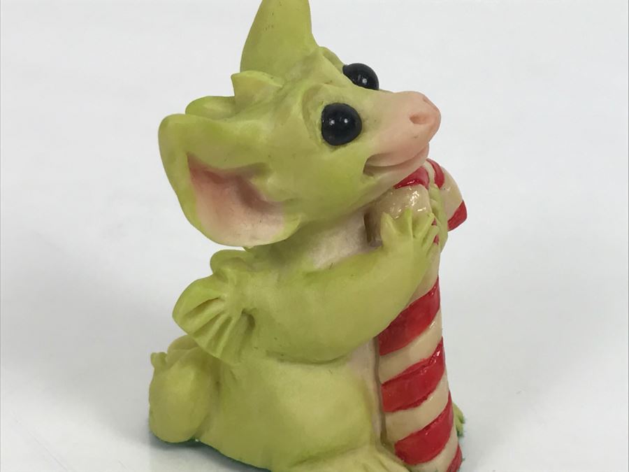 Whimsical World Of Pocket Dragons - Candy Cane - 1994 RM, CWS / CWA - Made in UK [MV $30-$40] [Photo 3]