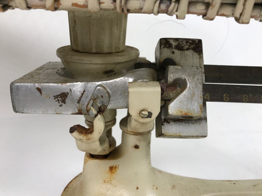 Vintage Scale With Wicker Baby Basket [Photo 10]