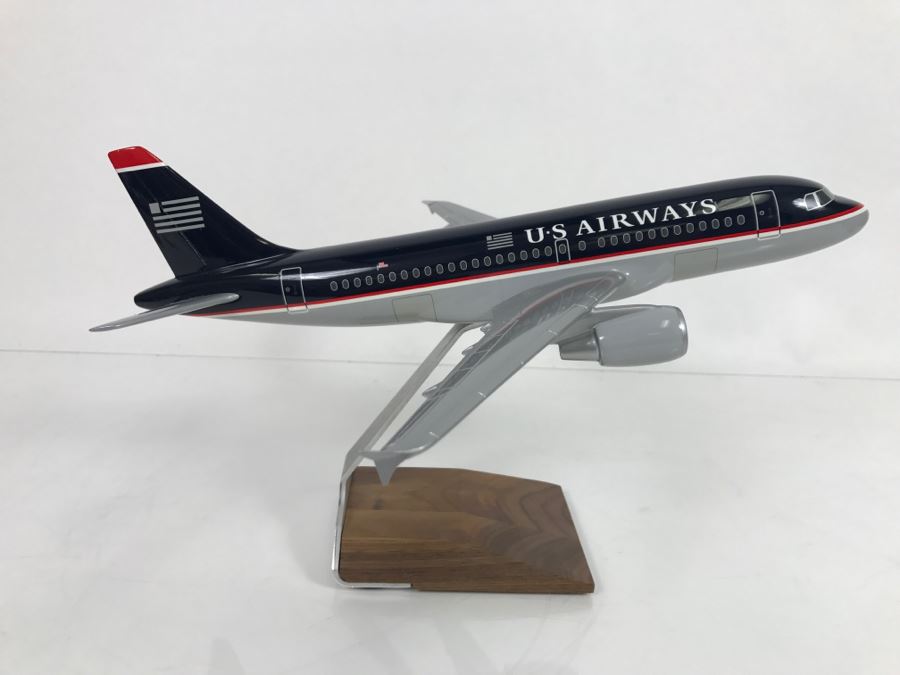 Pacific Miniatures PacMin Precision 1/100 Scale Model Airplane Of US Airways A319 With Box [Photo 8]