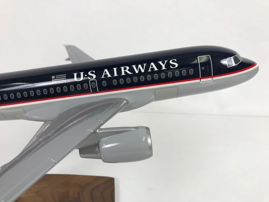 Pacific Miniatures PacMin Precision 1/100 Scale Model Airplane Of US Airways A319 With Box [Photo 9]