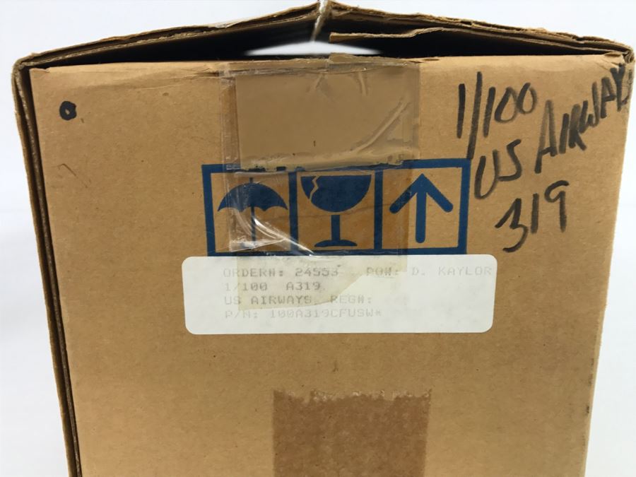 Pacific Miniatures PacMin Precision 1/100 Scale Model Airplane Of US Airways A319 With Box [Photo 15]