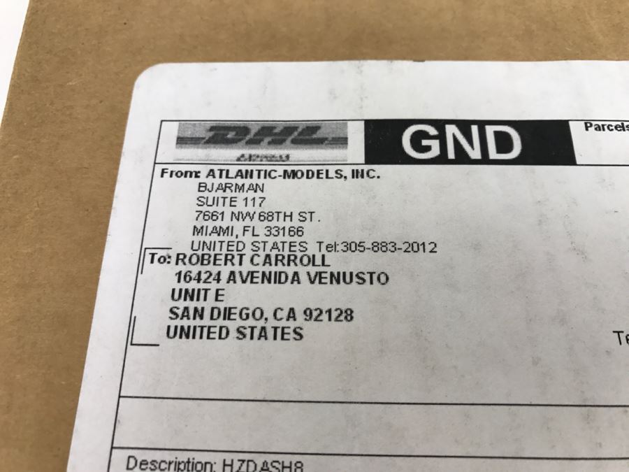 Atlantic Models Inc Precision Scale Model Airplane Of Horizon Dash-80 With Box [Photo 15]