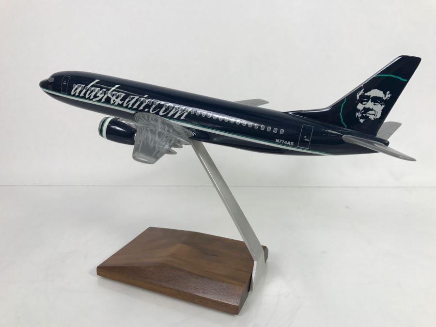Atlantic Models Inc Precision Scale Model Airplane Of Alaska Air Boeing 737-700 With Box [Photo 8]