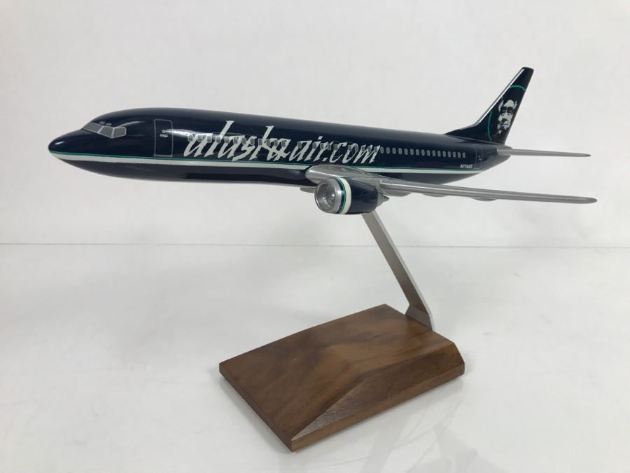 Atlantic Models Inc Precision Scale Model Airplane Of Alaska Air Boeing 737-700 With Box [Photo 7]